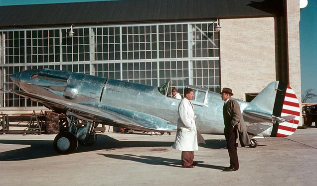 More race plane than fighter, the XP-37 posed a serious challenge to any pilot who wanted to see the runway on takeoff or landing. (Author unknown)